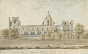 Opactwo Burton-upon-Trent: malarstwo akwarelowe, 1794