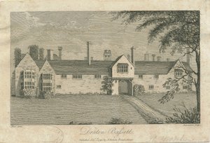 Drayton Bassett - „Drayton Manor”: grawerowanie, bd [c 1791] (druk) autorstwa Stebbing Shaw