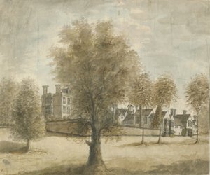 Drayton Bassett - "Drayton Manor": obraz akwarelowy, bd [1789-1793]