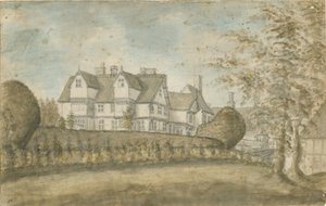 Eccleshall - Biana Hall: malarstwo akwarelowe, bd [1795] autorstwa Stebbing Shaw