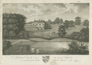 Freeford Hall: grawerowanie, nd [1797] (druk) autorstwa Stebbing Shaw