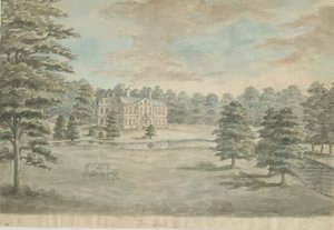 Lysways Hall: malarstwo akwarelowe, bd [1762-1802] autorstwa Stebbing Shaw