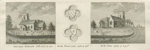 Kościół Mavesyn Ridware: grawerowanie, 1781 autorstwa Stebbing Shaw