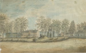 Zamek/Sala Rushall: malarstwo akwarelowe, bd [1791] autorstwa Stebbing Shaw