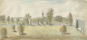 Shugborough - Architektura „ateńska”: malarstwo akwarelowe, bd [1762-1802] autorstwa Stebbing Shaw