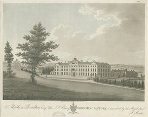 Manufaktura Soho: rycina kolorowa akwatinta, bd [ok. 1798] (druk) autorstwa Stebbing Shaw