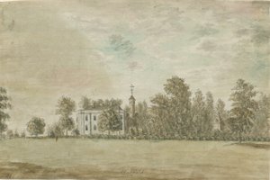 Sala Statfold: malowanie akwarelą, bd [1762-1802] autorstwa Stebbing Shaw
