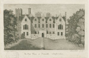Tamworth - The Foat House: grawerowanie, bd [1762-1802] (druk) autorstwa Stebbing Shaw