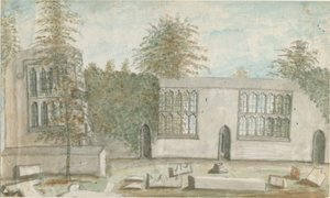 Tixall Hall: malowanie akwarelą, bd [1762-1802] autorstwa Stebbing Shaw