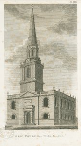 Wolverhampton - kościół św. Jana: rycina, ndc 1798] autorstwa Stebbing Shaw