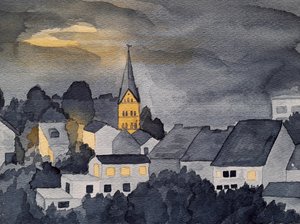 Bad Honnef nocą