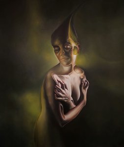 Mroczna surrealistyczna kobieta autorstwa Stefano Mazzolini