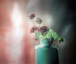 Surrealistyczna martwa natura kwiatowa autorstwa Stefano Mazzolini