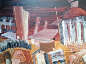 Surrealistyczna architektura miejska autorstwa Stefano Mazzolini