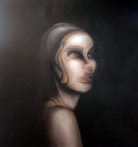 Surrealistyczny portret kobiety autorstwa Stefano Mazzolini