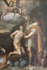 Ofiara Izaaka autorstwa Stefano Pieri