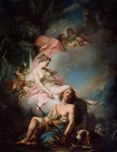 Selene i Endymion, 1760.