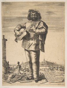 Carlo Cantu zwany Buffetto, 1646. Twórcy: Stefano della Bella, Jean Couvay. autorstwa Stefano della Bella, Jean Couvay