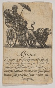 Afryka, 1644. autorstwa Stefano della Bella