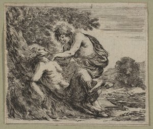 Apollo i Marsjasz, 1644. autorstwa Stefano della Bella