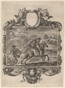 Clovis i Clotilda, około. 1657. autorstwa Stefano della Bella