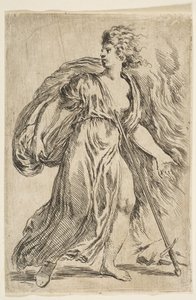 Zabijająca się Dydo, ca. 1660. autorstwa Stefano della Bella