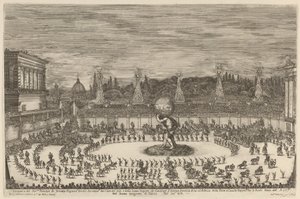 Wejście księcia Toskanii, 1661. autorstwa Stefano della Bella