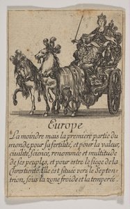 Europa, 1644. autorstwa Stefano della Bella