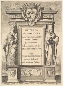 Frontyspis: pomnik ozdobiony herbem Medyceuszy u góry pośrodku, płomienie a..., 1640. autorstwa Stefano della Bella