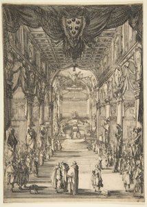 Pogrzeb Francesco de Medici, 1634. autorstwa Stefano della Bella