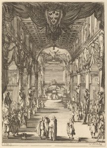Pogrzeb księcia Francesco de Medici autorstwa Stefano della Bella