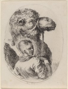 Pan młody z wielbłądem, 1649. autorstwa Stefano della Bella