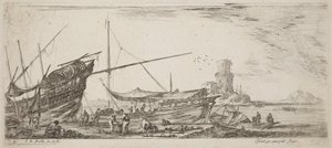 Widok na port autorstwa Stefano della Bella