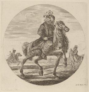 Kawaler węgierski. autorstwa Stefano della Bella