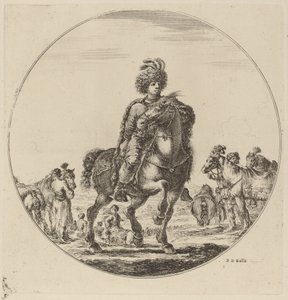Kawaler węgierski. autorstwa Stefano della Bella