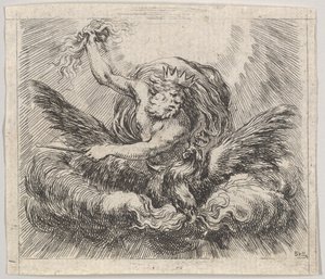 Jupiter, z Game of Mythology Game of Mythology, 1644. autorstwa Stefano della Bella