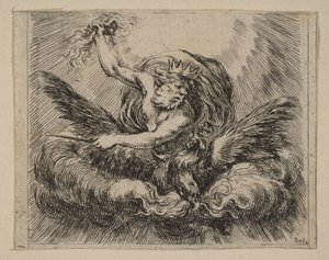 Jupiter, z Game of Mythology Game of Mythology, 1644. autorstwa Stefano della Bella