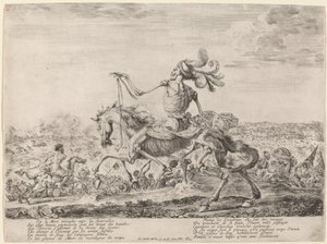 Śmierć na polu bitwy, 1648. autorstwa Stefano della Bella