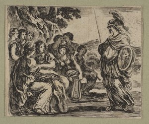Dziewięć Muz, 1644. autorstwa Stefano della Bella
