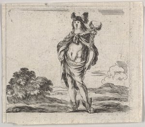 Merkury, z Game of Mythology Game of Mythology, 1644. autorstwa Stefano della Bella