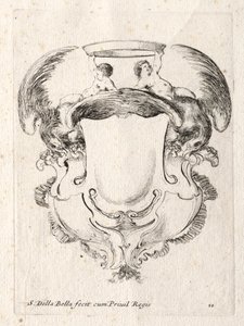 Nowy model kartusza, 1647. autorstwa Stefano della Bella