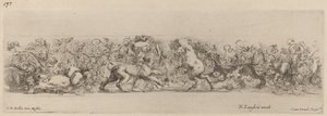 Fryz ozdobny z winoroślą, prawdopodobnie 1648 r. autorstwa Stefano della Bella