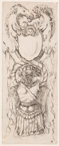 Ornamenty lub groteski (Grotesque Ornament) autorstwa Stefano della Bella