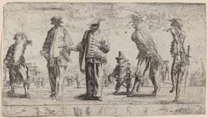Pantalony, 1632. autorstwa Stefano della Bella