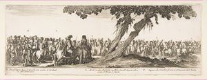 Część Wjazdu Poselstwa Polskiego NP, 1633. autorstwa Stefano della Bella