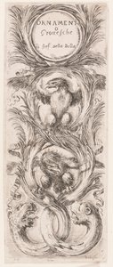 Talerz z serii Ornamenti o grottesche (Ornamenty lub Groteski) autorstwa Stefano della Bella