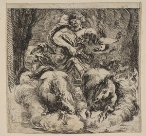 Proserpina, z Game of Mythology Game of Mythology, 1644. autorstwa Stefano della Bella