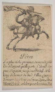 Peru, 1644. autorstwa Stefano della Bella