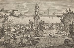 Posąg Ferdynanda I, prawdopodobnie ok. 16541655. autorstwa Stefano della Bella
