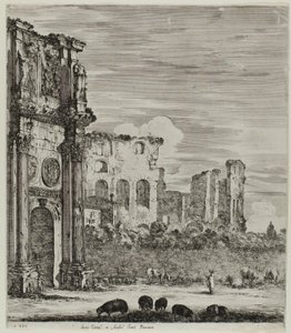 Łuk Konstantyna autorstwa Stefano della Bella